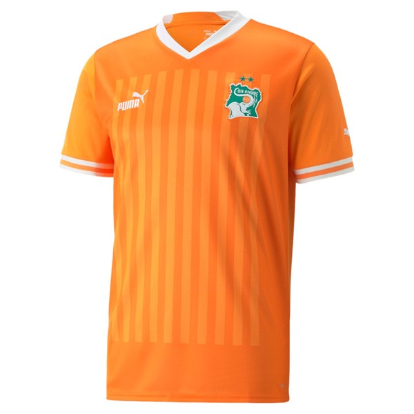 Thailande Maillot Ivory Coast Domicile 2022 Orange